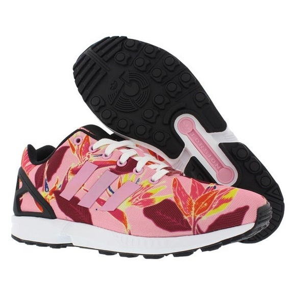 adidas pink print zx flux